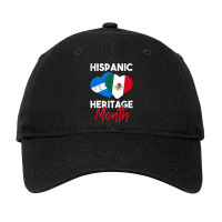 Latin Honduras Mexico Flag Heart Hispanic Heritage Month T Shirt Adjustable Cap | Artistshot