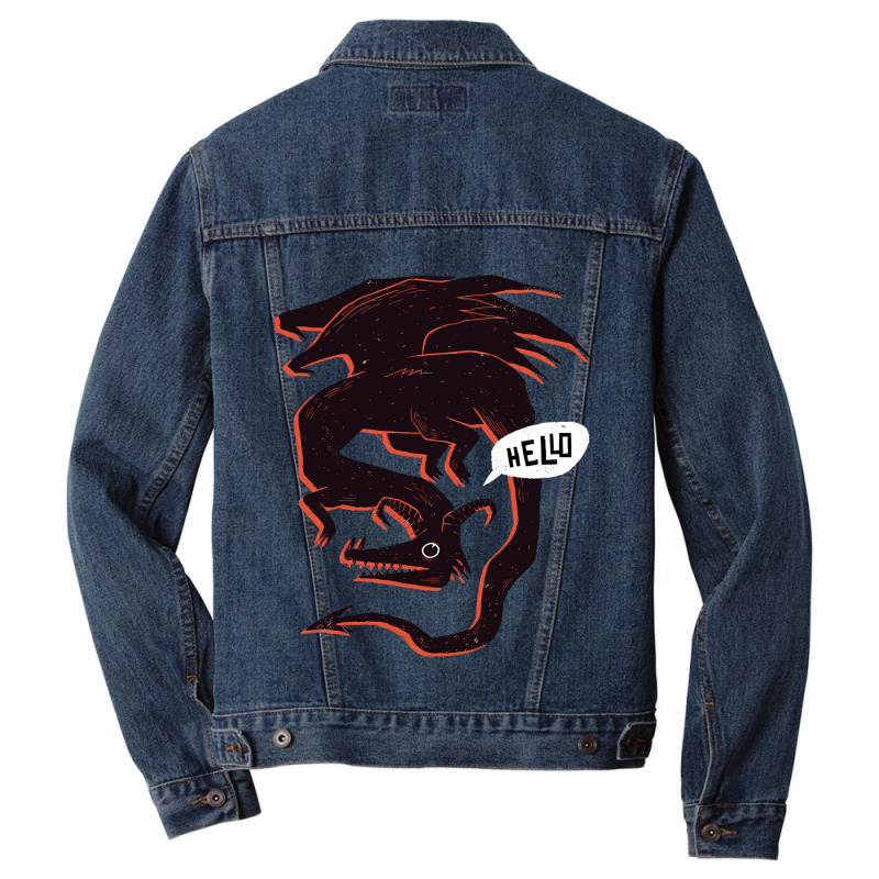 Playing  Skyrim Funny Gifts Boys Girls Men Denim Jacket | Artistshot