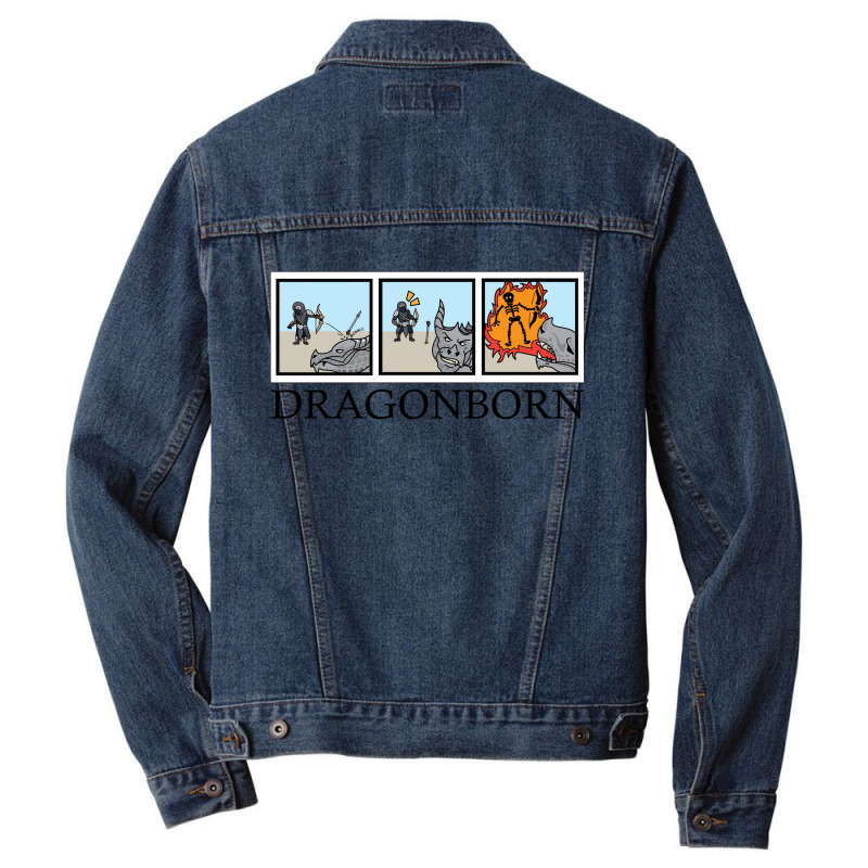 Playing  Triforce For Mens Womens Men Denim Jacket | Artistshot