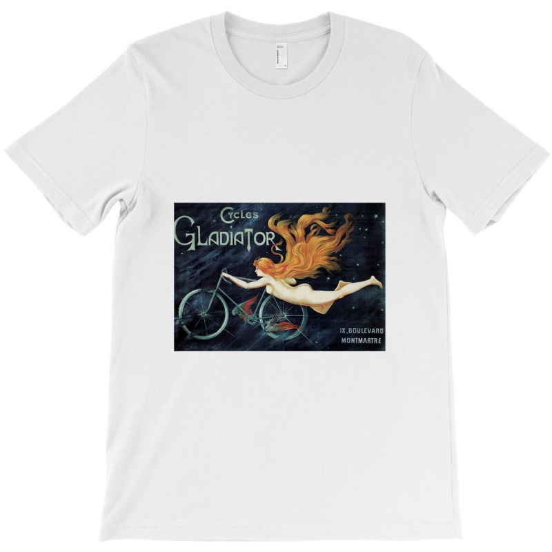 Gladiator Cycles Art Nouveau Gladiator T-Shirt by acesenpaii | Artistshot