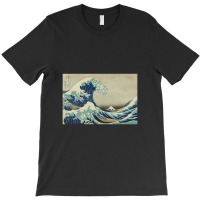 Great Wave Off The Coast Of Kanagawa By Katsushika Hokusai T-shirt | Artistshot