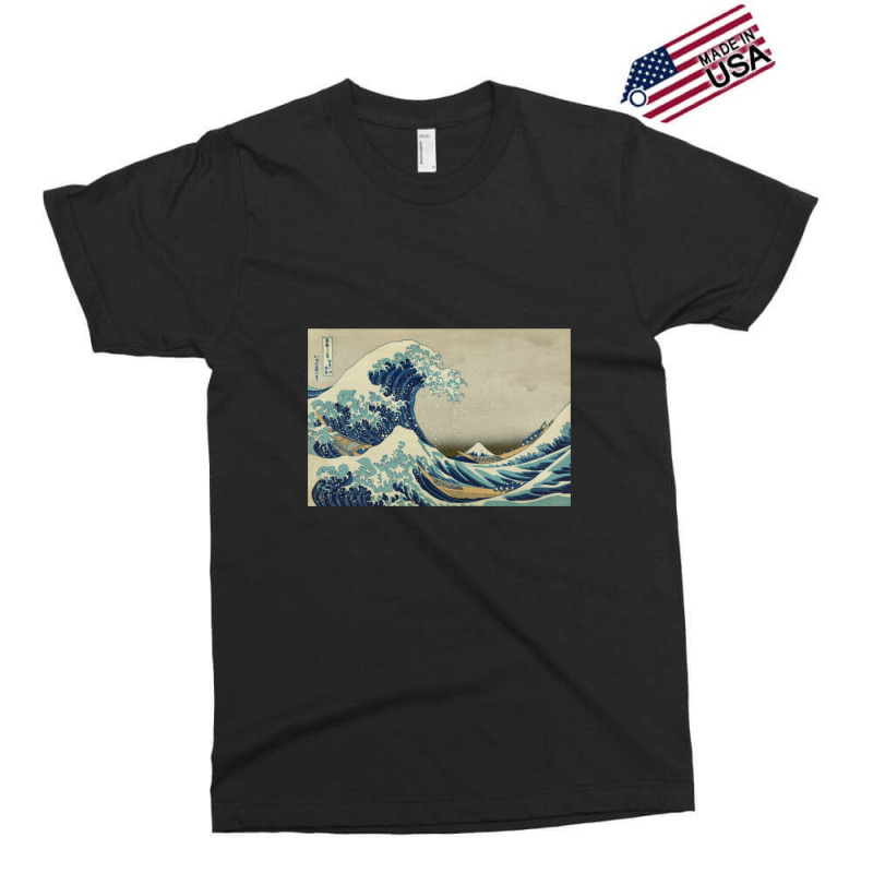 Great Wave Off The Coast Of Kanagawa By Katsushika Hokusai Exclusive T-shirt by acesenpaii | Artistshot