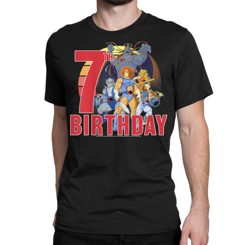 Kids Thundercats Happy 7th Birthday T Shirt Classic T-shirt by uekirstockpg | Artistshot