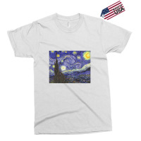 Starry Night By Vincent Van Gogh Exclusive T-shirt | Artistshot