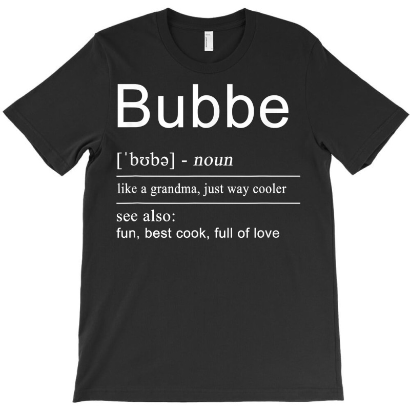 Yiddish & Jewish Grandma Bubbe T Shirt T-shirt | Artistshot