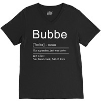 Yiddish & Jewish Grandma Bubbe T Shirt V-neck Tee | Artistshot