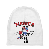 American Giraffe For Light Baby Beanies | Artistshot