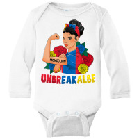 Messy Bun Mongolian Flag Mongolia For Girls Womens T Shirt Long Sleeve Baby Bodysuit | Artistshot