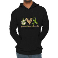 Womens Organ Donation Peace Love Donate Give Someone Life Donate Funny Lightweight Hoodie | Artistshot