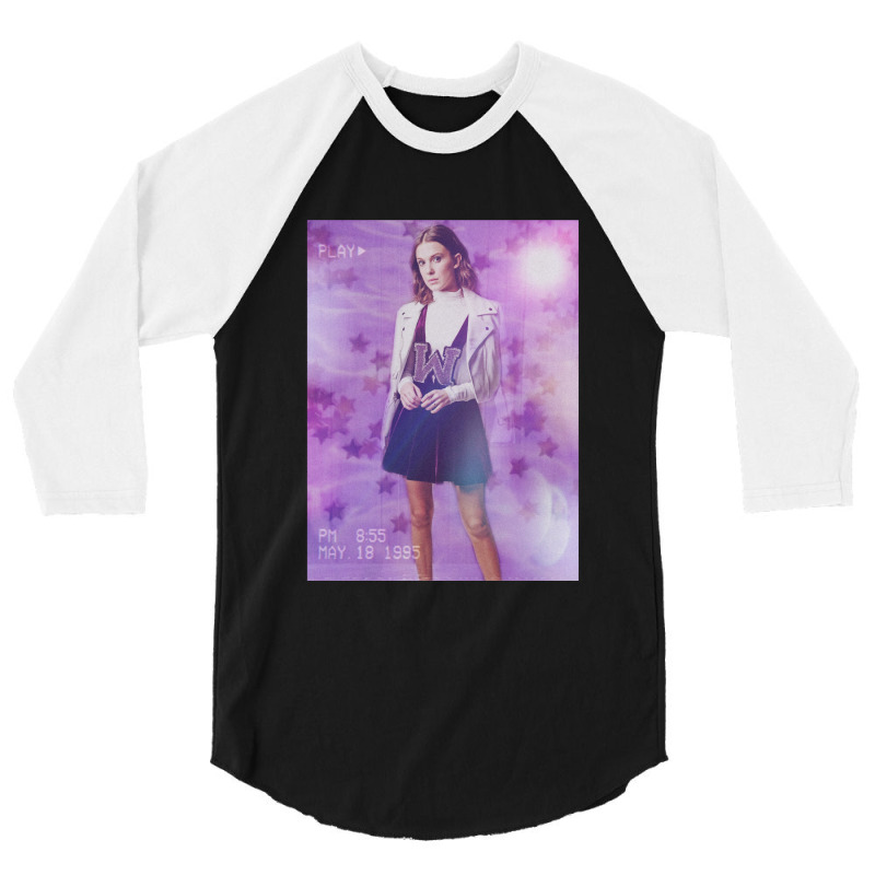 Music Vintage Retro Actress Pretty Men Women 3/4 Sleeve Shirt | Artistshot