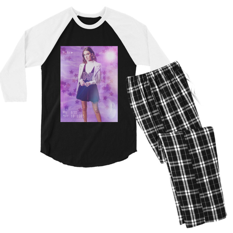 Music Vintage Retro Actress Pretty Men Women Men's 3/4 Sleeve Pajama Set | Artistshot