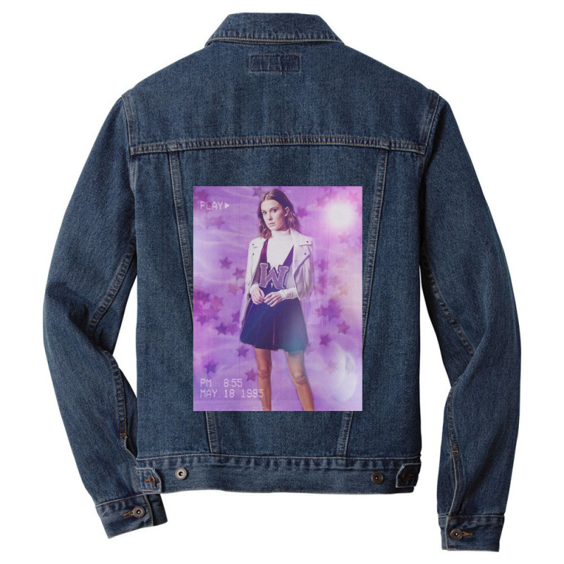 Music Vintage Retro Actress Pretty Men Women Men Denim Jacket | Artistshot