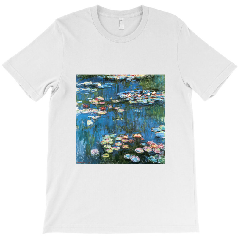 Waterlilies By Claude Monet T-Shirt by acesenpaii | Artistshot