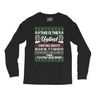 Trump Ugly Christmas Mens Funny Long Sleeve Shirts | Artistshot