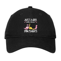 Just A Girl Who Loves Dinosaurs Dinosaur Adjustable Cap | Artistshot