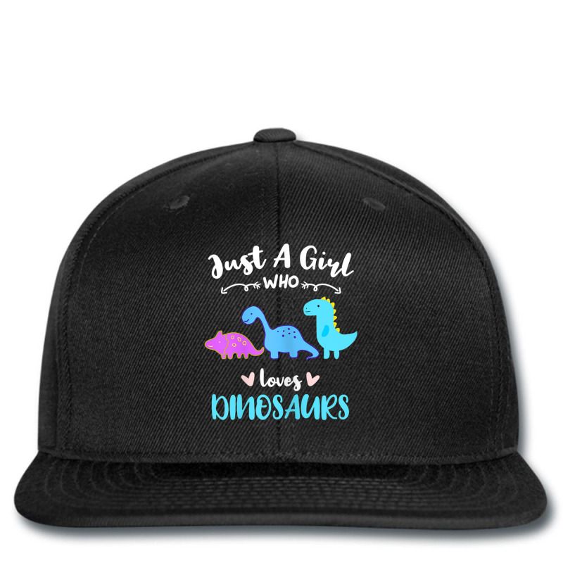 Just A Girl Who Loves Dinosaurs Printed hat by Juan-Design | Artistshot