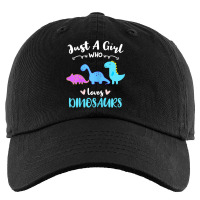 Just A Girl Who Loves Dinosaurs Kids Cap | Artistshot