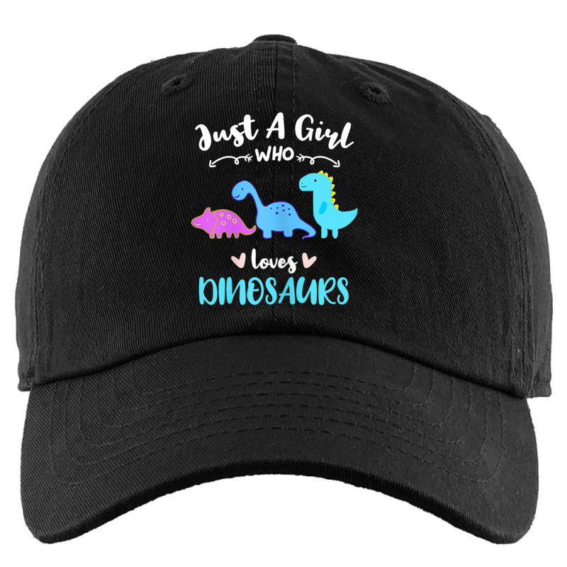 Just A Girl Who Loves Dinosaurs Kids Cap by Juan-Design | Artistshot