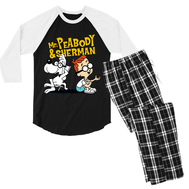 Day Gift Bullwinkle Funny Gift Men's 3/4 Sleeve Pajama Set by ArtistAlijah | Artistshot