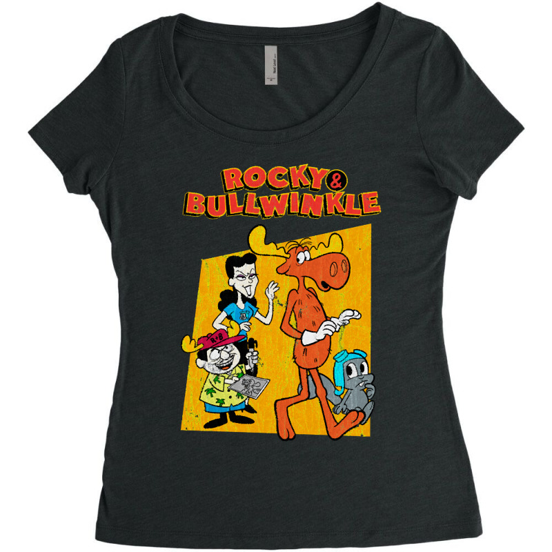 Day Gifts Cartoons Rocky Women My Favorite Women's Triblend Scoop T-shirt by ArtistAlijah | Artistshot