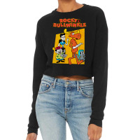 Day Gifts Cartoons Rocky Women My Favorite Cropped Sweater | Artistshot