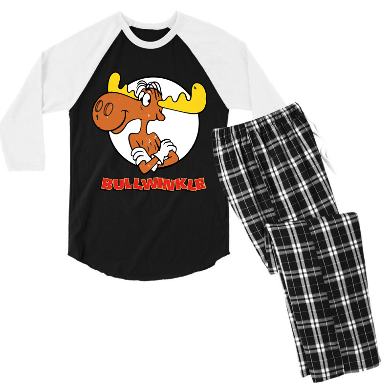 Funny Men Cartoons Rocky Men Women Men's 3/4 Sleeve Pajama Set | Artistshot