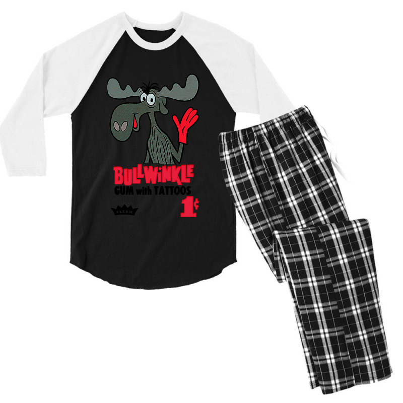 Gifts Idea Bullwinkle Mens Womens Men's 3/4 Sleeve Pajama Set | Artistshot