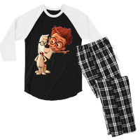 Retro  Cartoons Rocky Mens Womens Men's 3/4 Sleeve Pajama Set | Artistshot