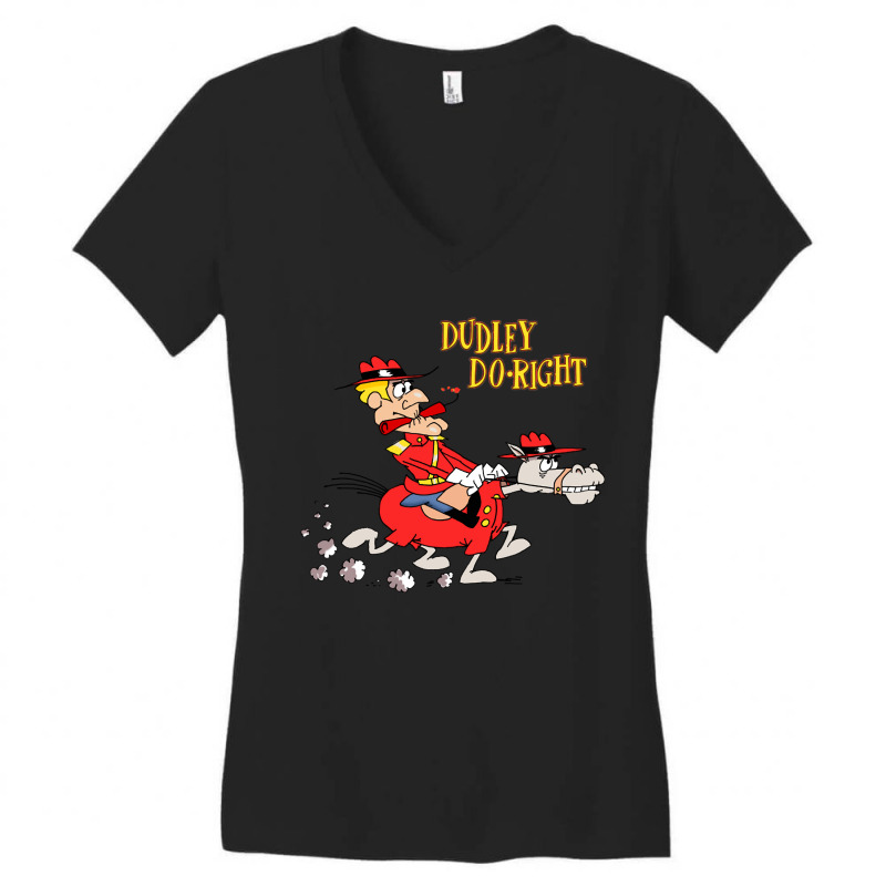 Women Men Cartoons Rocky For Mens Womens Women's V-Neck T-Shirt by ArtistAlijah | Artistshot