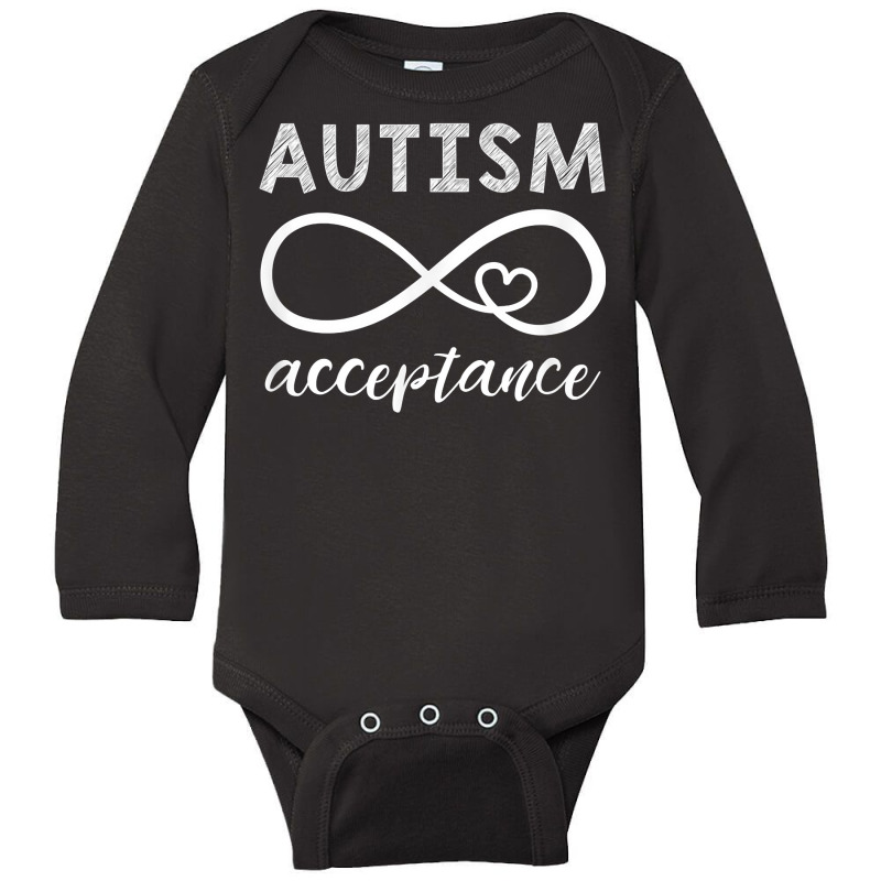 Red Instead Autism Shirt Autism Acceptance T Shirt Long Sleeve Baby Bodysuit by lacourpnyaray3 | Artistshot