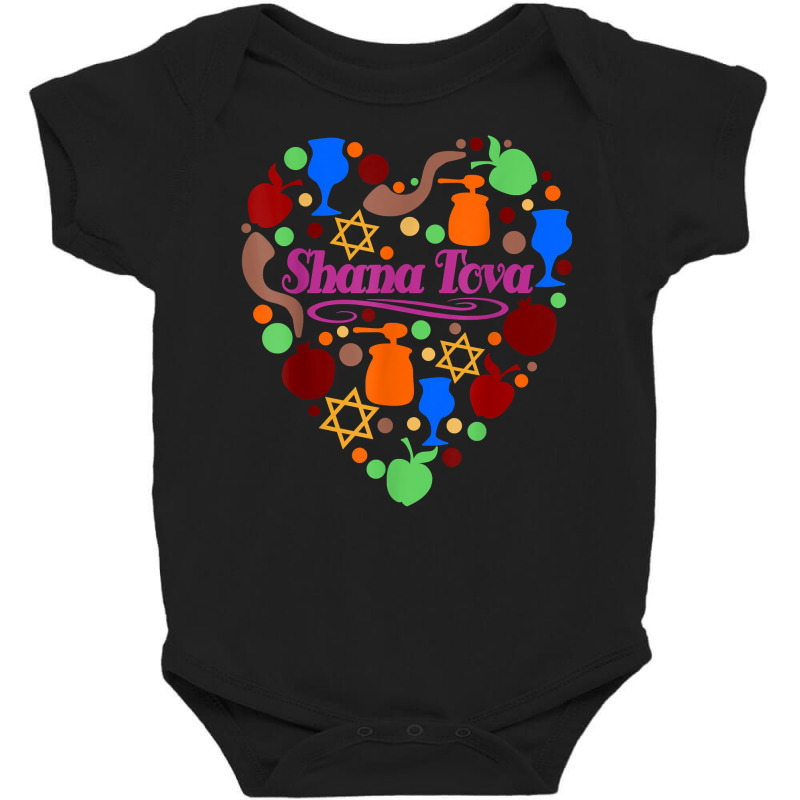 Shana Tova   Jewish New Year   Rosh Hashanah T Shirt Baby Bodysuit | Artistshot