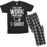 This Is My Work From Home T Shirt Funny Telecommuter T Shirt Men's T-shirt Pajama Set | Artistshot