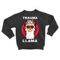 Trauma Llama Emt Responder Emergency Medical Technician Ems T Shirt Toddler Sweatshirt | Artistshot