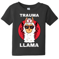 Trauma Llama Emt Responder Emergency Medical Technician Ems T Shirt Baby Tee | Artistshot