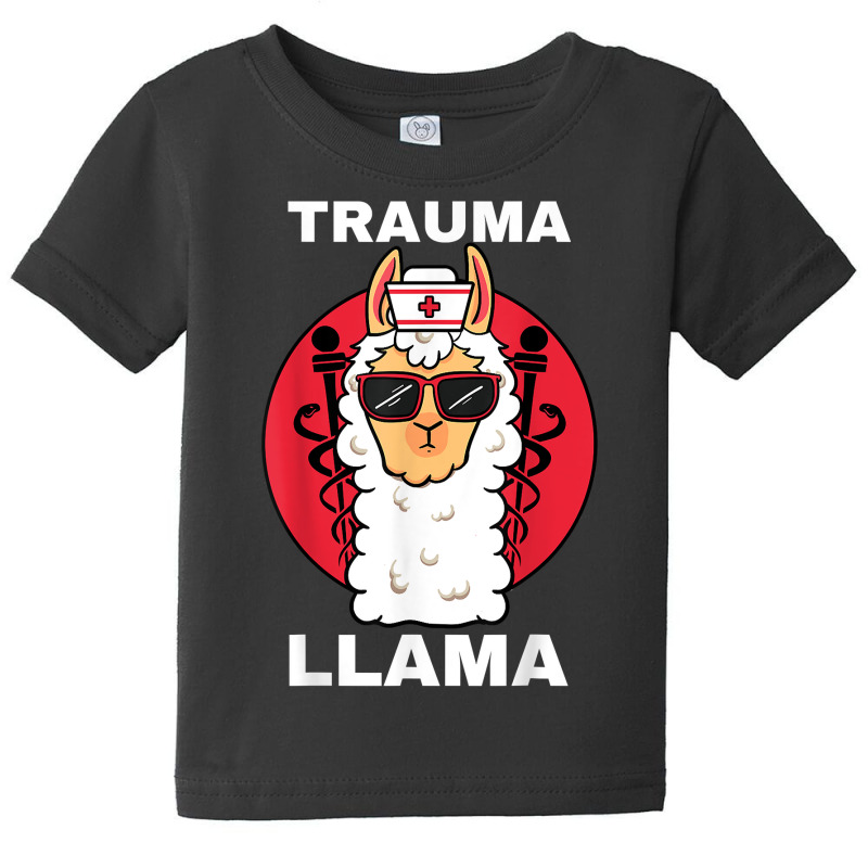 Trauma Llama Emt Responder Emergency Medical Technician Ems T Shirt Baby Tee | Artistshot