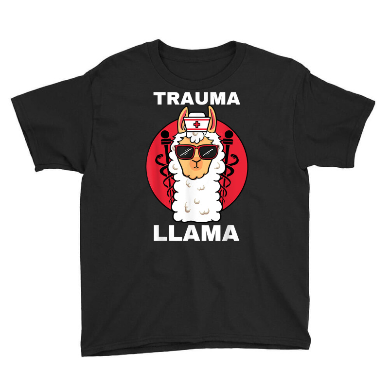 Trauma Llama Emt Responder Emergency Medical Technician Ems T Shirt Youth Tee | Artistshot