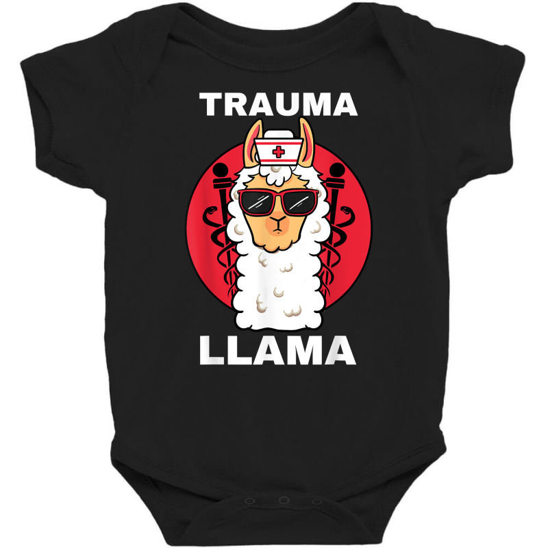 Trauma Llama Emt Responder Emergency Medical Technician Ems T Shirt Baby Bodysuit | Artistshot