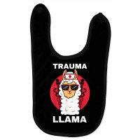 Trauma Llama Emt Responder Emergency Medical Technician Ems T Shirt Baby Bibs | Artistshot