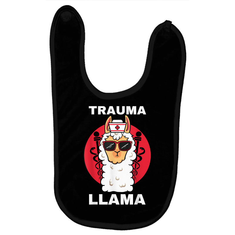 Trauma Llama Emt Responder Emergency Medical Technician Ems T Shirt Baby Bibs | Artistshot