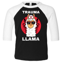 Trauma Llama Emt Responder Emergency Medical Technician Ems T Shirt Toddler 3/4 Sleeve Tee | Artistshot