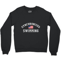 American Flag Synchronized Swimming Crewneck Sweatshirt | Artistshot