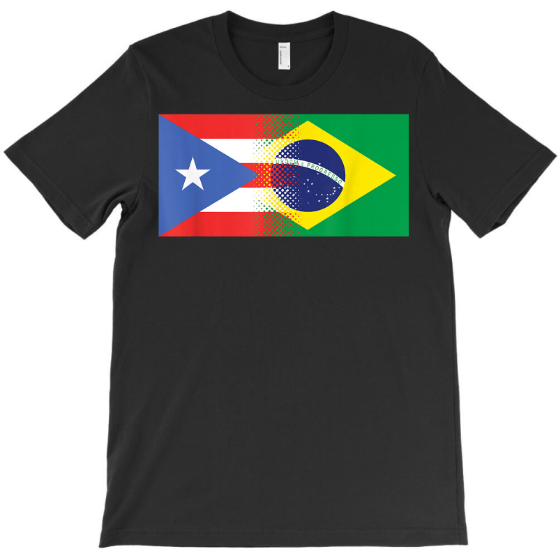 Puerto Rican Brazilian Flag Puerto Rico Brazil T Shirt T-shirt | Artistshot