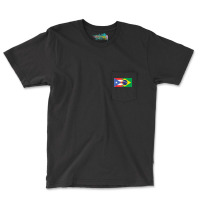 Puerto Rican Brazilian Flag Puerto Rico Brazil T Shirt Pocket T-shirt | Artistshot