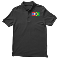 Puerto Rican Brazilian Flag Puerto Rico Brazil T Shirt Men's Polo Shirt | Artistshot