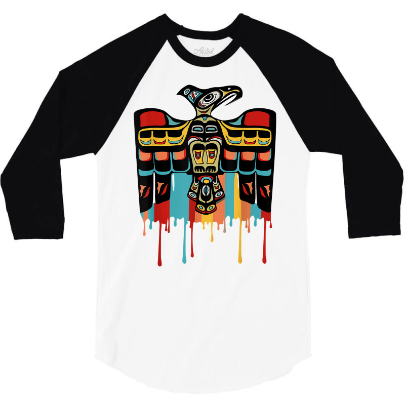 Thunderbird Native American T Shirt 3/4 Sleeve Shirt | Artistshot