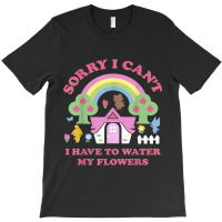 Animal Crossing Sorry I Can T I Have To Water My Flowers T-shirt | Artistshot