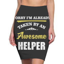 sorry i'm taken by an awesome helper Pencil Skirts | Artistshot