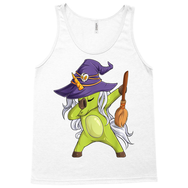 Unicorn Witch Halloween Scary Girls Boys Kids Halloween T Shirt Tank Top | Artistshot