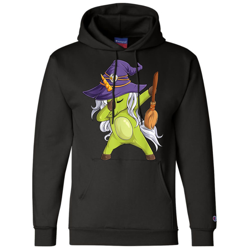 Unicorn Witch Halloween Scary Girls Boys Kids Halloween T Shirt Champion Hoodie | Artistshot