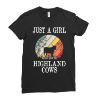 Just A Girl Who Loves Highland Cows Ladies Fitted T-shirt | Artistshot